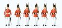 King′s Guard -- pkg(6), HO, Preiser Kg 24641