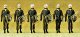 German Riot Police -- With Shields At Side, HO, Preiser Kg 10392