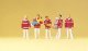Working People -- Paramedics Carrying a Patient pkg(4), HO, Preiser Kg 10518