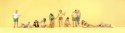 Sports & Recreation -- At The Campsite/Beach pkg(11), HO, Preiser Kg 10538