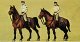 Police Mounted On Horseback -- German Officers in Summer Uniform, HO, Preiser Kg 10389