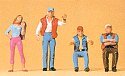 Truckers w/Hitch Hiker, O, Preiser Kg 65313