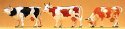 Animals -- Cows pkg(3), O, Preiser Kg 65324