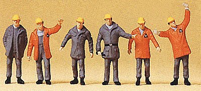 People Working -- Federal Technical Workers (1990), HO, Preiser Kg 10458