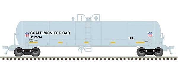 GATX 20,700-Gallon Tank Car - Ready to Run - Master(R) -- Union Pacific 903024 (blue, red, white, black, Scale Test Car), N, Atl