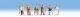 Skiers -- Set 2 pkg(6), HO, Noch Gmbh & Co 15829