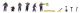 Working People in Blue Uniforms with Accessories 131-2 -- pkg(6), N, TomyTec Co LTD 331179