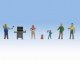 Grilling -- 5 People, Dog and Grill, HO, Noch Gmbh & Co 15593