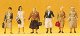 Spectators -- Female Commuters pkg(6), HO, Preiser Kg 10365