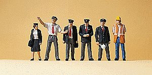 Railroad Personnel -- Railway Workers Great Britain, HO, Preiser Kg 10410