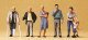 Pedestrians -- Passers By, HO, Preiser Kg 10454