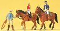 Sports & Recreation -- At The Riding School 1, HO, Preiser Kg 10502