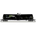 Trinity 25,500-Gallon Tank Car - Ready to Run -- Soy Power Bio Fuels GATX 30831 (black, blue, green, white), N, Atlas Model Rail