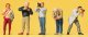 Sports & Recreation -- Trainspotters pkg(5), HO, Preiser Kg 10531