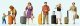 Standing Travelers w/Rolling Suitcases -- pkg(6), HO, Preiser Kg 10641