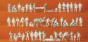 Emergency Workers and Patients -- Unpainted pkg(52), HO, Preiser Kg 16362