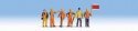 Railroad Track Workers -- pkg(6), HO, NOCH 15277