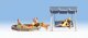 Parents & Children w/Sandbox & Swing -- pkg(5), N, Noch Gmbh & Co 36590