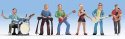 Recreation & Sports -- Rock`n`Roll Band pkg(6), N, NOCH 36839