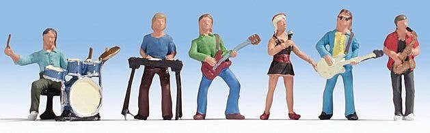 Recreation & Sports -- Rock`n`Roll Band pkg(6), N, Noch Gmbh & Co 36839