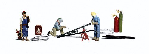 Scenic Accents(R) Figures -- Welders & Accessories pkg(15), O, Woodland Scenics 2748
