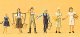People Working -- Female & Male Farm Workers pkg(6), HO, Preiser Kg 10295