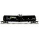 Trinity 25,500-Gallon Tank Car - Ready to Run -- Soy Power Bio Fuels GATX 30829 (black, blue, green, white), N, Atlas Model Rail