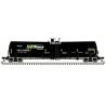 Trinity 25,500-Gallon Tank Car - Ready to Run -- Soy Power Bio Fuels GATX 30829 (black, blue, green, white), N, Atlas Model Rail