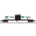 GATX 20,700-Gallon Tank Car - Ready to Run - Master(R) -- CF Industries GATX 25722 (white, black, green), HO, Atlas Model Railro