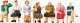 Pedestrians -- Waiting Women Sitting on Chairs pkg(7), HO, Preiser Kg 10580