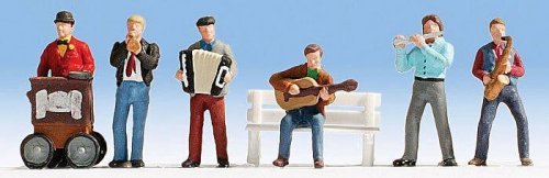 Street Musicians -- pkg(6), HO, Noch Gmbh & Co 15563