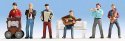Street Musicians -- pkg(6), HO, NOCH 15563
