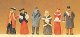 1900s Figures -- Passers-By Wearing Winter Clothes pkg(6), HO, Preiser Kg 12197