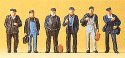 Industrial/Dock Workers pkg(6), HO, Preiser Kg 10350