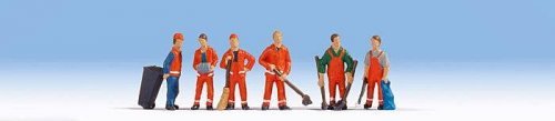 City Cleaning Crew -- pkg(6), HO, Noch Gmbh & Co 15029