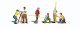 Scenic Accents(R) Figures -- Surveyors pkg(6), O, Woodland Scenics 2741