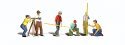 Scenic Accents(R) Figures -- Surveyors pkg(6), O, Woodland Scenics 2741