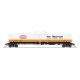 High-Capacity Cryogenic Tank Car - Ready to Run -- AirCo (white, orange, black, Air Reduction), HO, Broadway Limited Imports 804