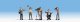 Camera Crew -- With Accessories pkg(5), HO, Noch Gmbh & Co 15573