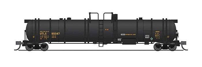 High-Capacity Cryogenic Tank Car - Ready to Run -- UTLX (black), N, Broadway Limited Imports 8157
