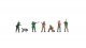 Hunters and Lumberjacks - Color 3D Print -- pkg(6), N, Noch Gmbh & Co 35100