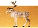 Wild Animal Figures, 1/24 - 1/25 Scale - Individual -- Standing Reindeer, 1/25, Preiser Kg 47538