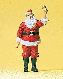Santa Claus w/Bell, 1/32, Preiser Kg 63084