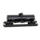 39′ Single-Dome Tank Car - Ready to Run -- Western Pacific 1124 (black), N, Micro Trains Line 6500346