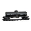 39′ Single-Dome Tank Car - Ready to Run -- Western Pacific 1124 (black), N, Micro Trains Line 6500346