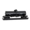39′ Single-Dome Tank Car - Ready to Run -- Western Pacific 1124 (black), N, Micro Trains Line 6500346