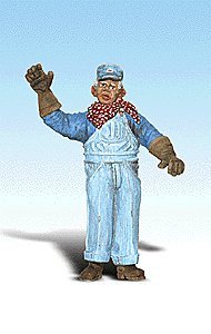 Scenic Accents(R) Figures -- Ernie The Engineer, G, Woodland Scenics 2536