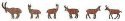 Ibexes and Chamois -- pkg(6), HO, Faller Gmbh 151913
