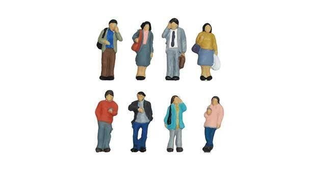 Standing People -- pkg(8), N, TomyTec Co LTD 323976