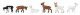 Goats -- pkg(6), HO, Faller Gmbh 151911